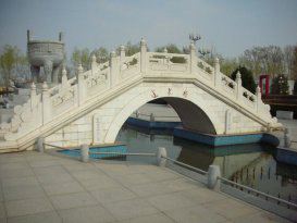 河道拱桥石材栏杆