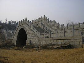 台阶拱桥栏杆