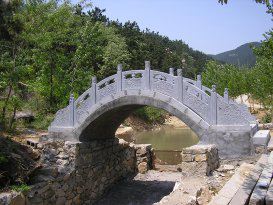 花岗岩拱桥栏杆