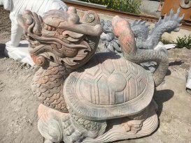 动物雕塑石雕龙龟