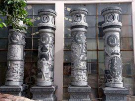 青石石材文化柱