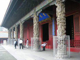 寺庙宗教文化柱